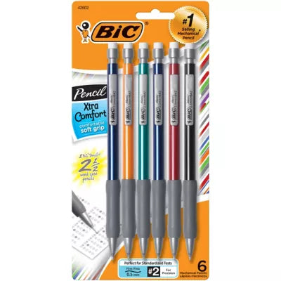 PENCIL .5MM 6PK BICMATIC GRIP - New (SKU: 14529395)