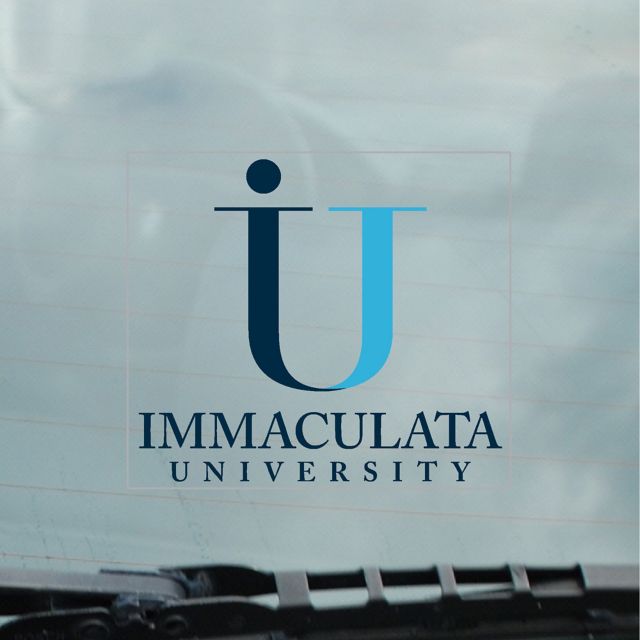 Immaculata University Cling Decal