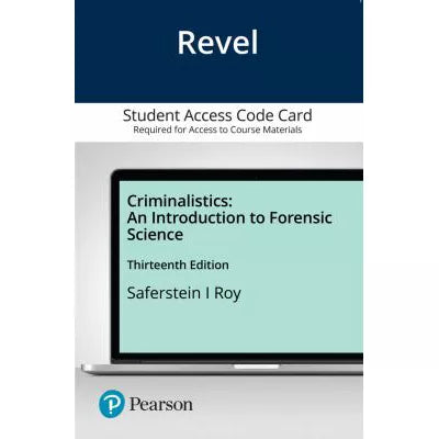 Revel Access Code for Criminalistics