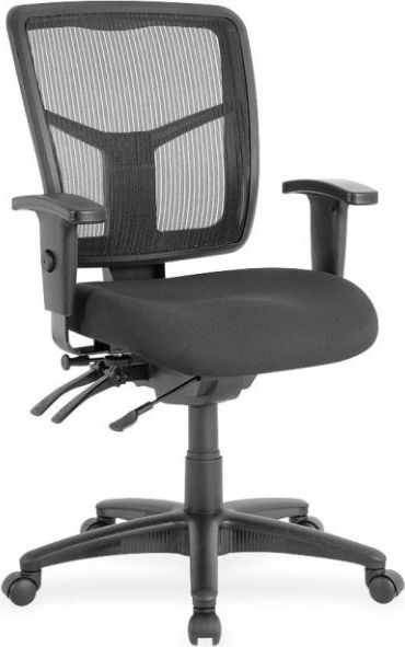 CHAIR BLK MNGR SWIVEL MESH MID